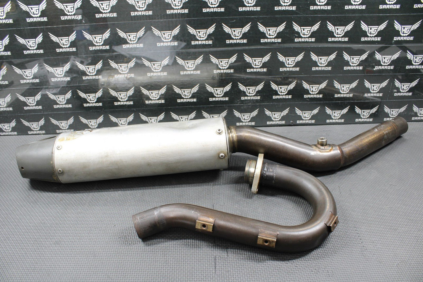 2009 YAMAHA YZ450F DR. D MUFFLER EXHAUST SILENCER SLIP ON PIPE HEADER SYSTEM - hggarage