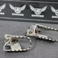 2000 YAMAHA TTR125 TTR125L OEM LEFT RIGHT FOOT PEGS PEDALS FRAME STAND - hggarage