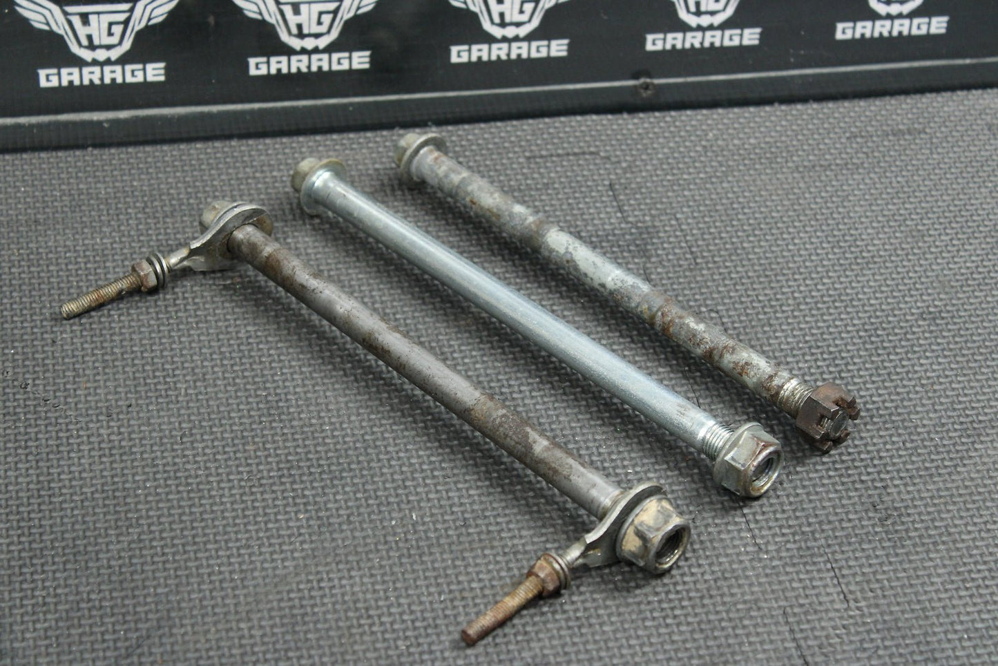 2001 Honda XR100R XR80R OEM Front Rear Axle Back Wheel Rim Swingarm Bolt - hggarage