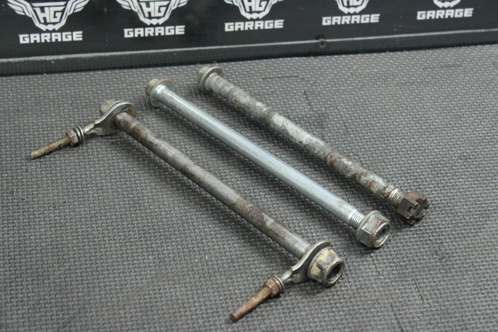 2001 Honda XR100R XR80R OEM Front Rear Axle Back Wheel Rim Swingarm Bolt - hggarage