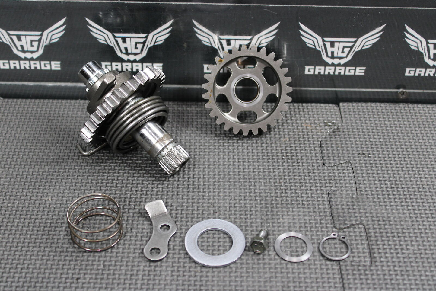 2002 SUZUKI RM250 OEM KICKSTART KICK START SHAFT W IDLER GEAR