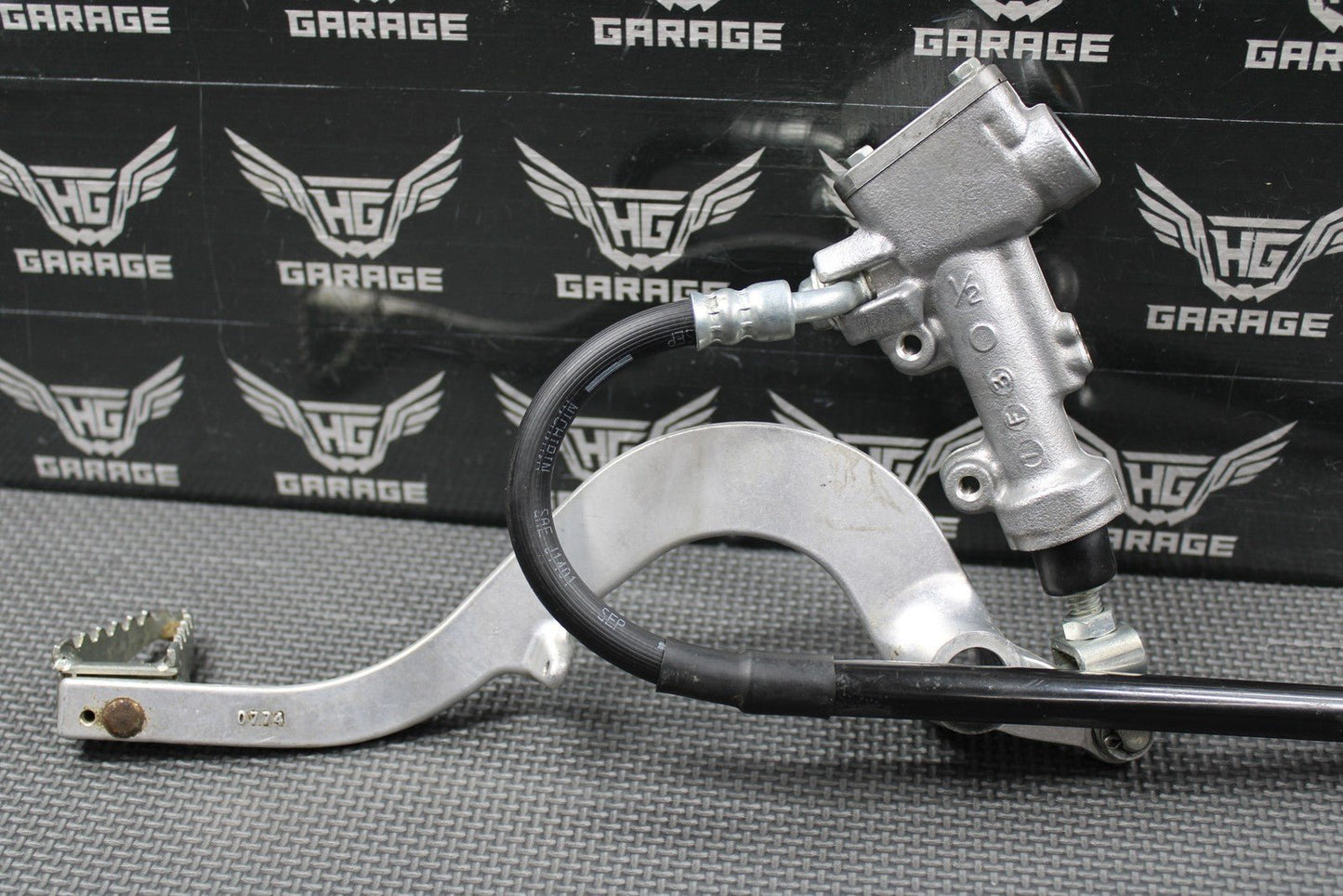 2022 KAWASAKI KX250 KX250X KX450X OEM NISSIN REAR BACK BRAKE CALIPER MASTER MINT - hggarage