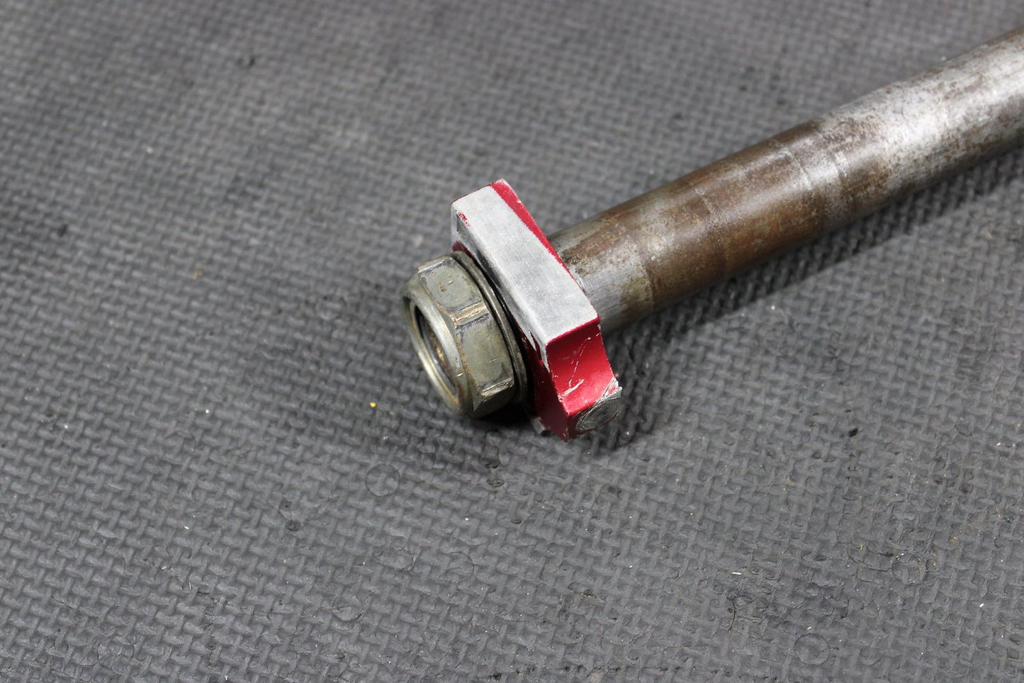 2005 HONDA OEM REAR AXLE BACK WHEEL RIM PIVOT BOLT AXEL SWINGARM PIVOTING BOLT - hggarage