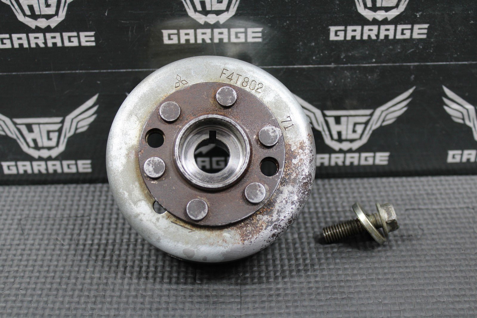 1992 92 - 97 KAWASAKI KX125 OEM STATOR MAGNETO ROTOR FLYWHEEL 21007 - 1235 GOOD! - hggarage