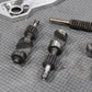 1986 KAWASAKI KDX200 OEM ENGINE POWER VALVE EXHAUST VALVE W CYLINDER COVERS - hggarage