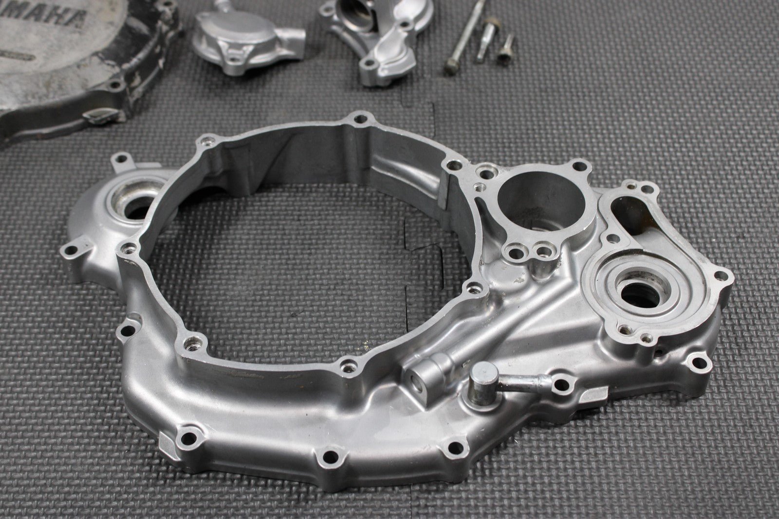2006 YAMAHA YZ450F 06 - 09 ENGINE MOTOR INNER OUTER CLUTCH COVER WATERPUMP - hggarage