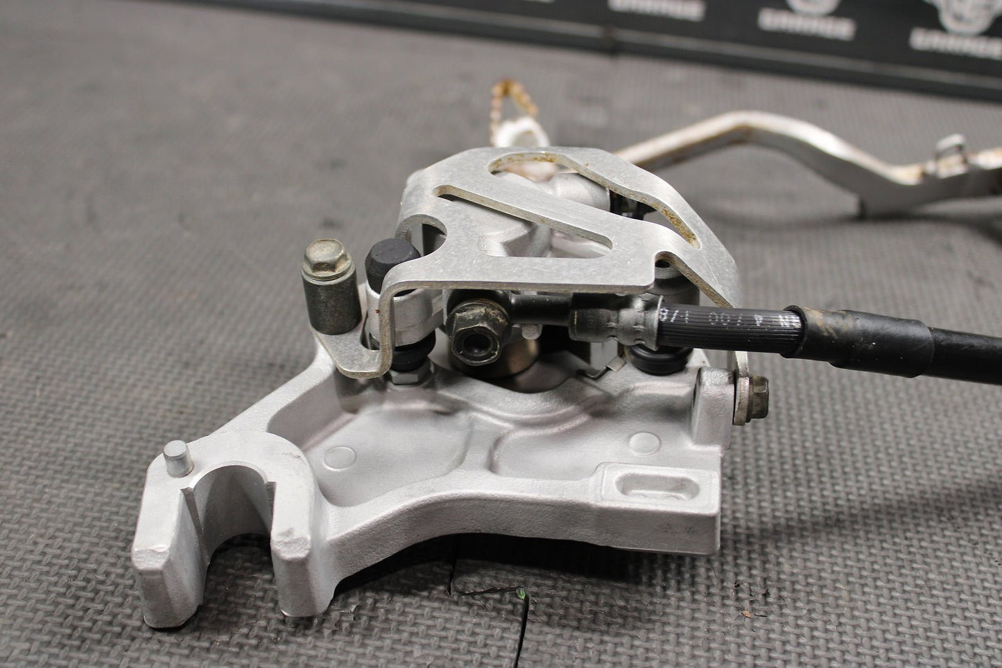 2001 Honda XR250R OEM Nissin Rear Back Brake Caliper Master Cylinder Lever - hggarage