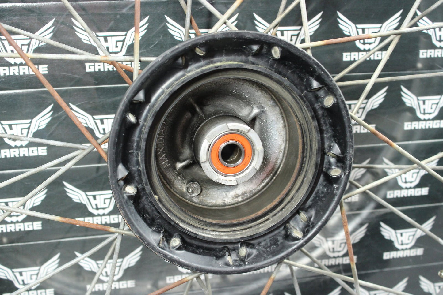 2002 Honda XR200R OEM 21" D.i.d Front Wheel Rim Hub Assembly 44650 - KT0 - 306 - hggarage