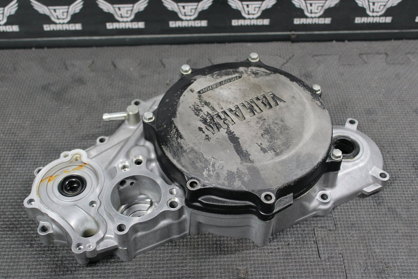 2009 YAMAHA YZ450F OEM ENGINE MOTOR SIDE CLUTCH COVER 2S2 - 15431 - 00 - 00 - hggarage