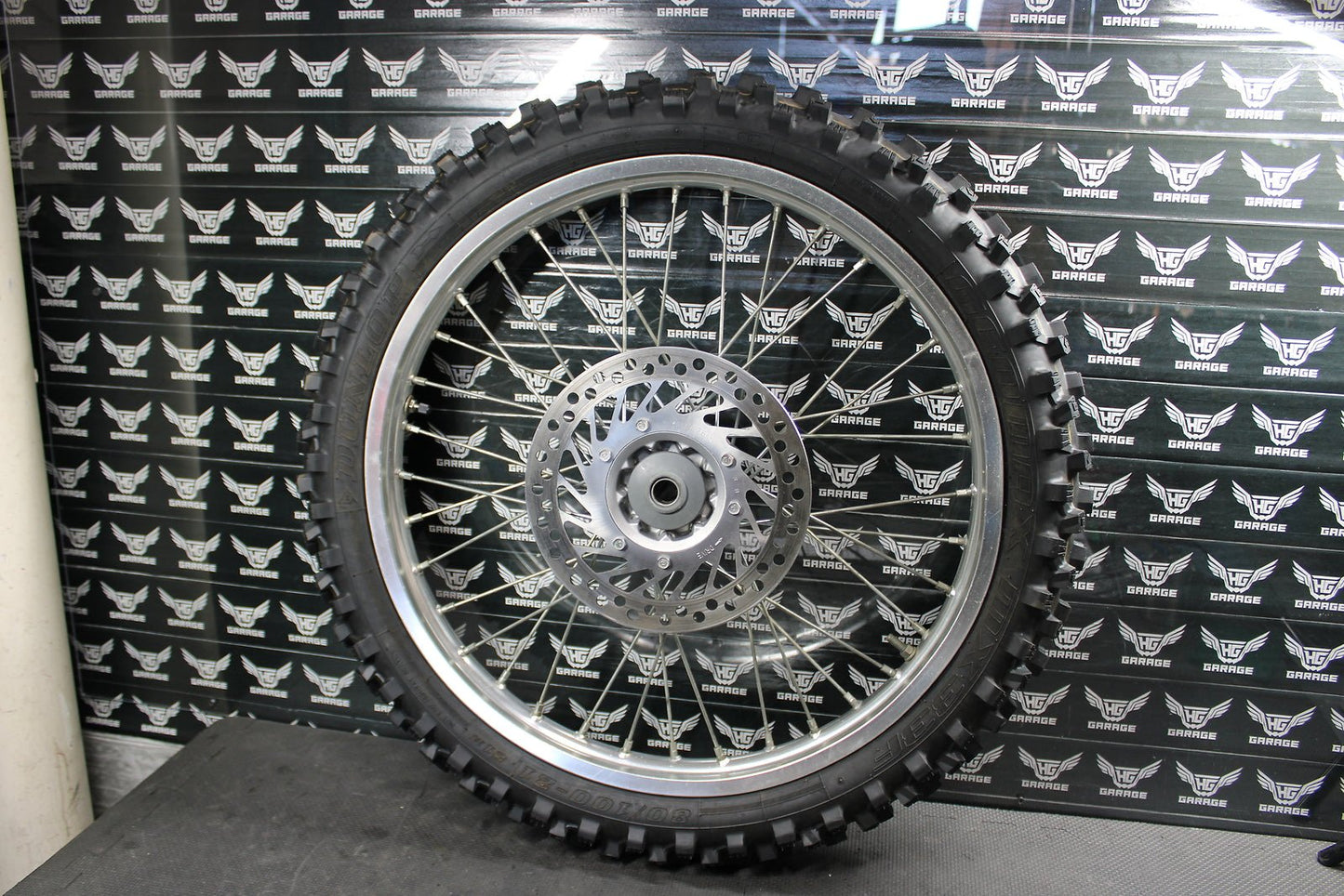 1998 HONDA CR125R OEM FRONT WHEEL RIM HUB ASSEMBLY 44635 - MAC - 680 44701 - KZ4 - J01 - hggarage