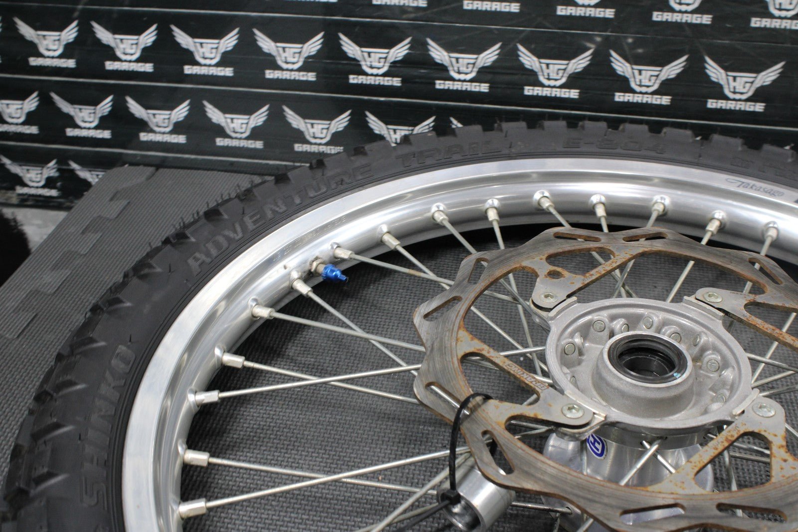 2013 HUSQVARNA TE511 OEM EXCEL FRONT BACK REAR WHEEL SET PAIR WHEELS RIMS HUBS - hggarage