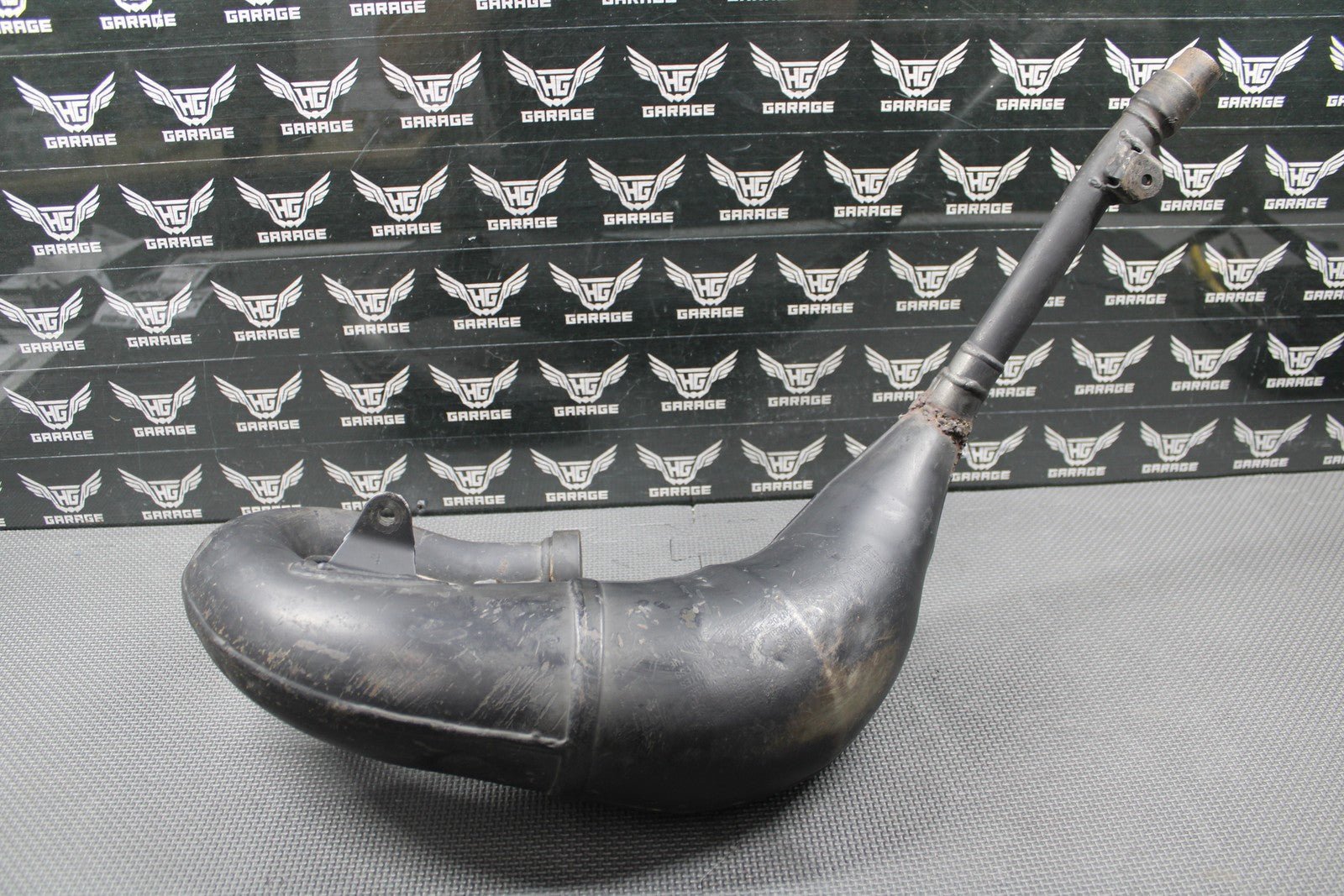 2003 KAWASAKI KX125 OEM EXHAUST PIPE EXPANSION CHAMBER HEADER 18120 - 0001 - hggarage