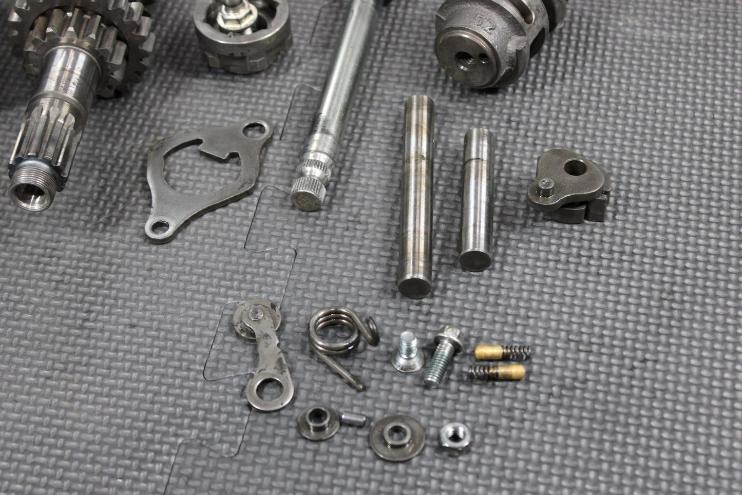 2014 KAWASAKI 14 - 16 KX250F OEM ENGINE TRANSMISSION SHIFT FORKS DRUM GEARBOX DRUM - hggarage