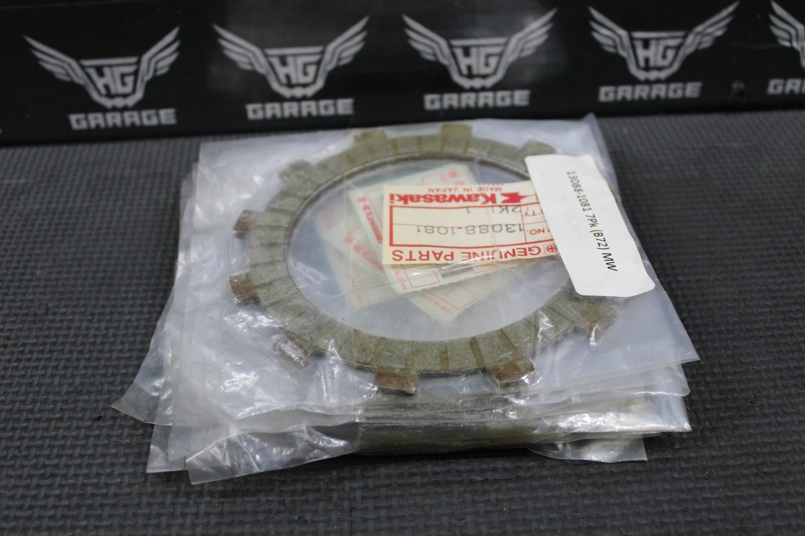 7 - NOS KAWASAKI 89 - 94 KDX200 88 - 91 KX125 OEM CLUTCH FRICTION PLATES 13088 - 1081 - hggarage