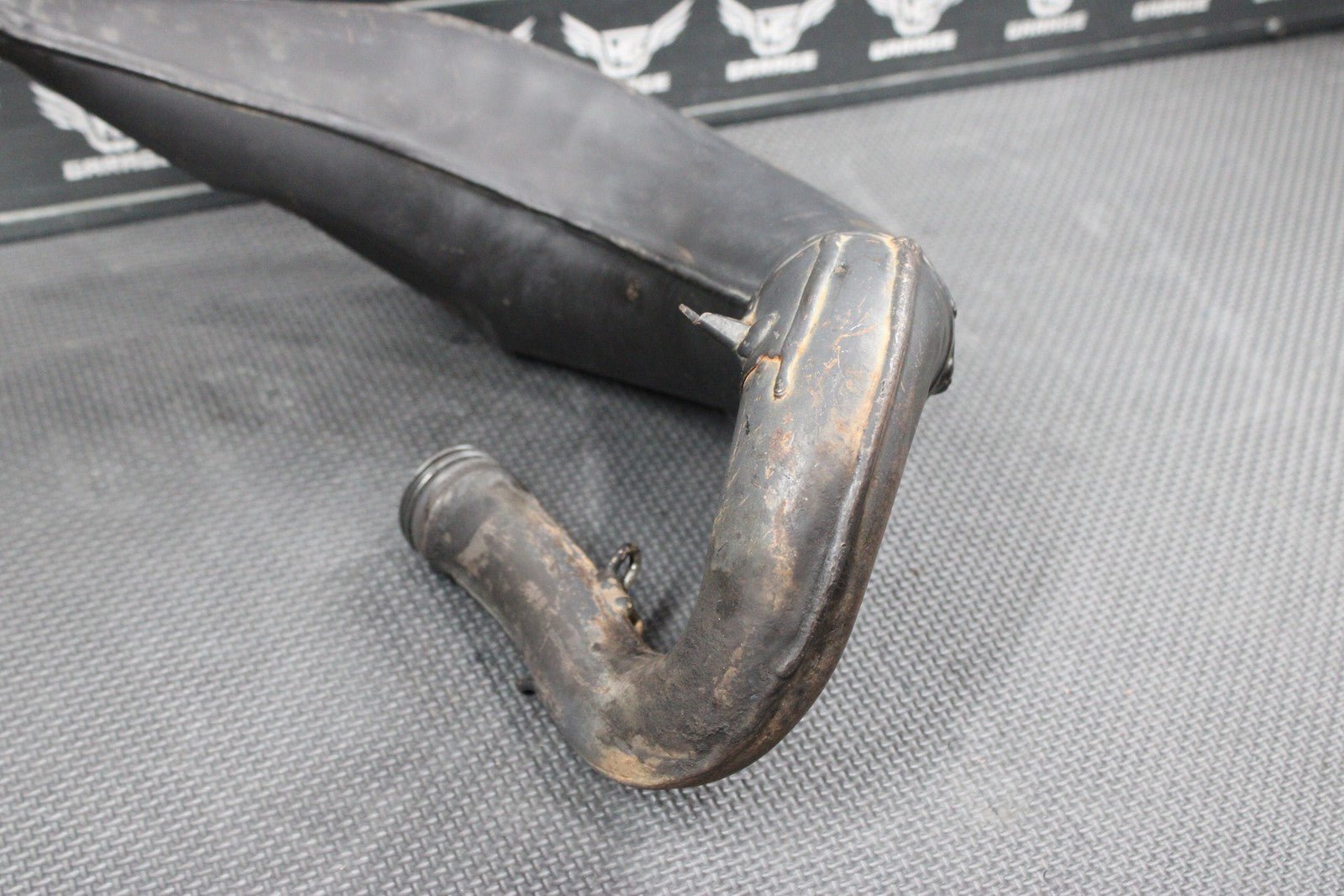 2007 YAMAHA YZ85 OEM EXHAUST PIPE HEADER EXPANSION CHAMBER 5PA - 14610 - 00 - 00 - hggarage
