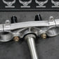 2013 HONDA CRF450R OEM FRONT FORKS LOWER UPPER TRIPLE TREE STEM CLAMP 53219 - MEN - hggarage