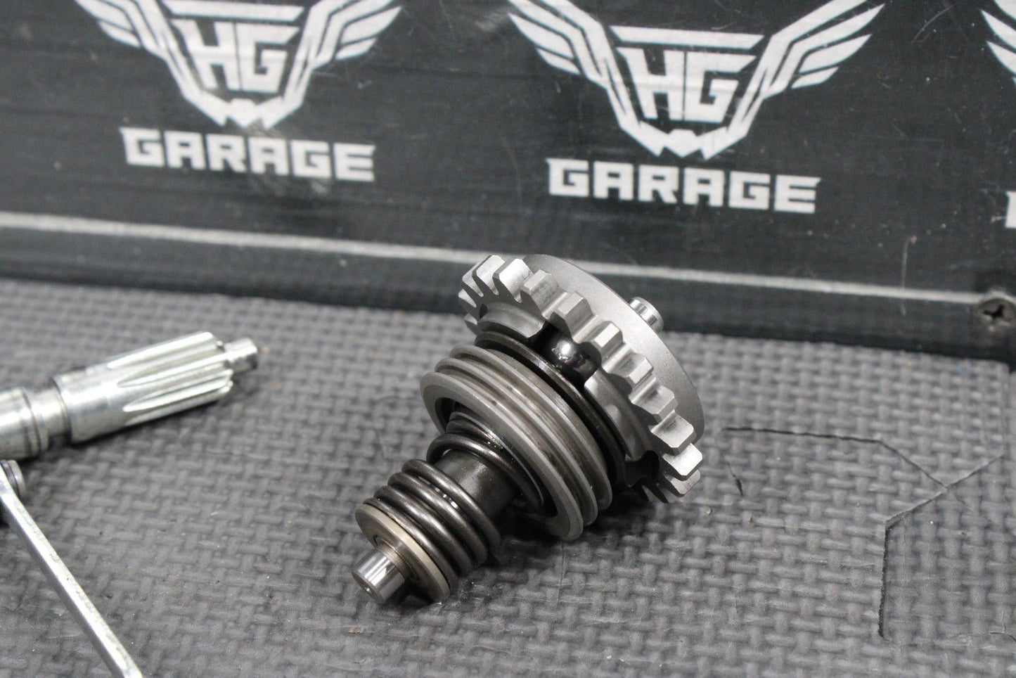 00 - 02 HONDA CR125R OEM ENGINE POWERVALVE EXHUAST VALVE LINKAGE GOVERNOR NICE! - hggarage