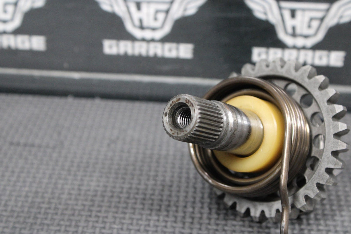 2006 YAMAHA WR250F YZ250F OEM KICKSTART KICK START SHAFT W IDLER GEAR MECHANISM - hggarage