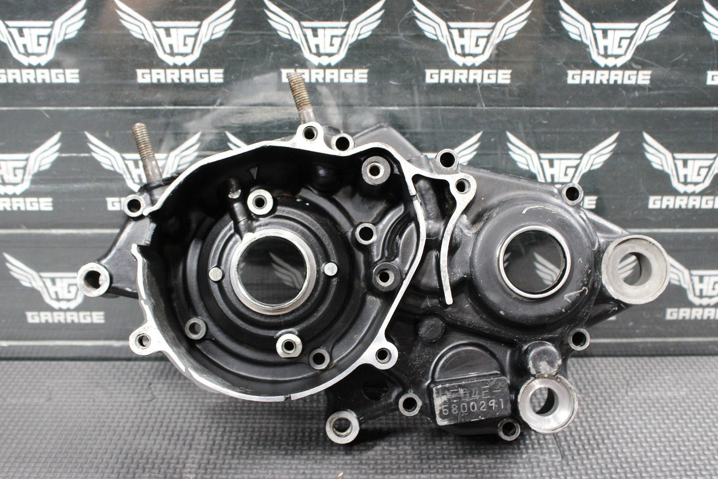 1991 HONDA CR80R OEM LEFT ENGINE MOTOR CRANKCASE CRANK CASES BLOCK - hggarage