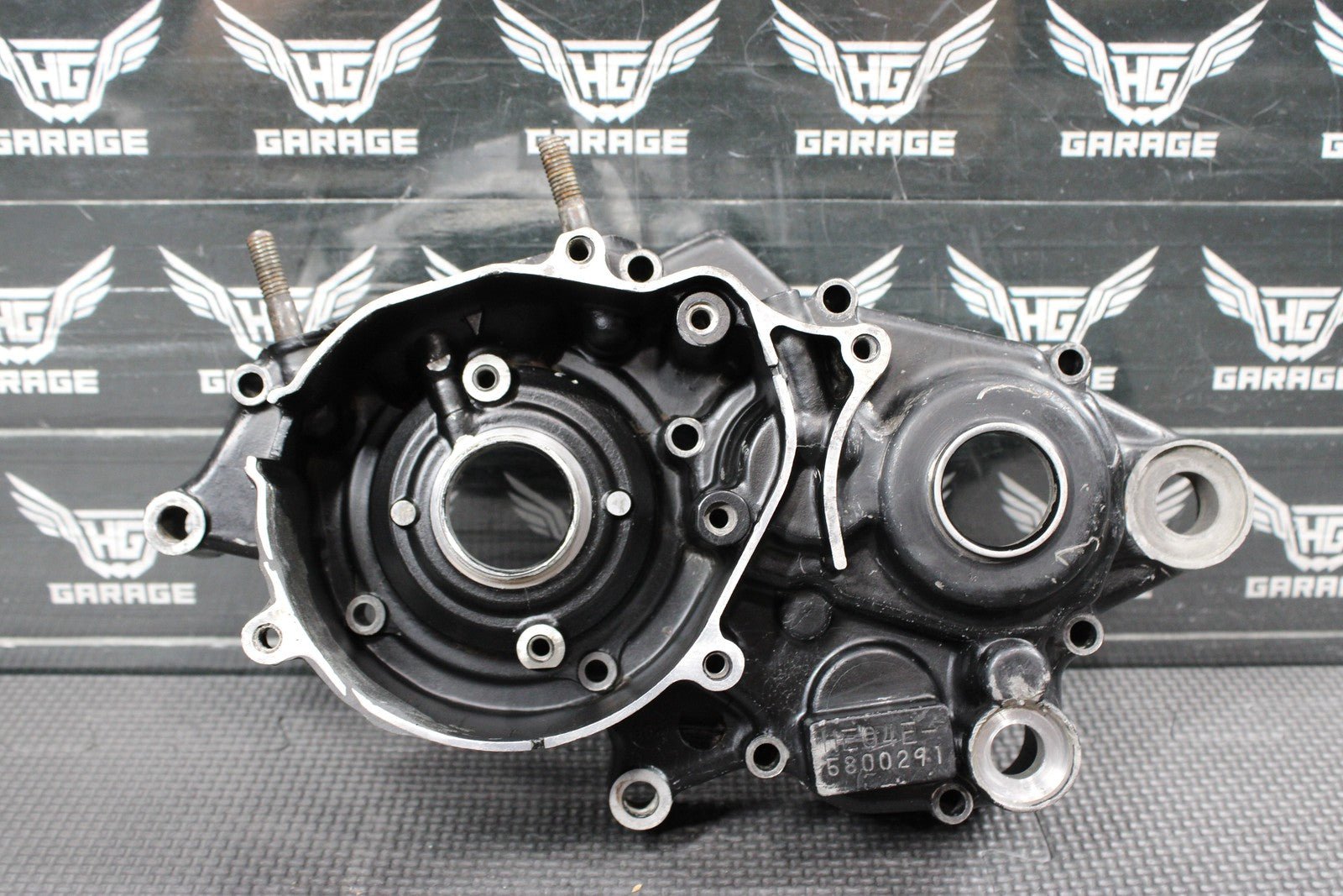 1991 HONDA CR80R OEM LEFT ENGINE MOTOR CRANKCASE CRANK CASES BLOCK - hggarage