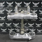 2002 HONDA CRF450R OEM FRONT FORKS LOWER UPPER TRIPLE TREE STEM NICE! - hggarage