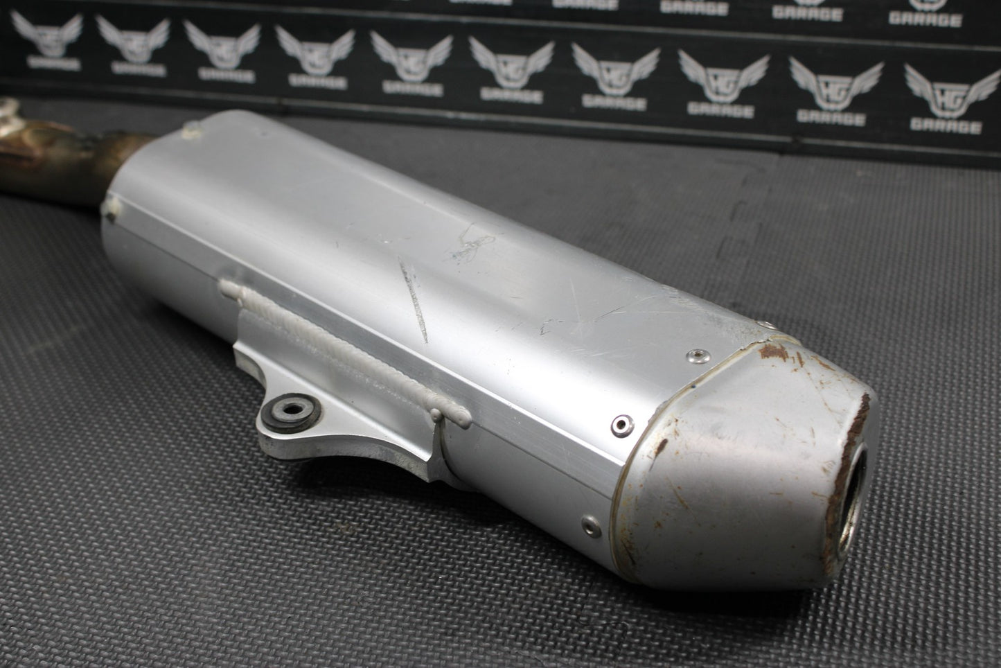 2012 KAWASAKI KX250F OEM MUFFLER EXHAUST SILENCER SLIP ON PIPE PIPE - hggarage