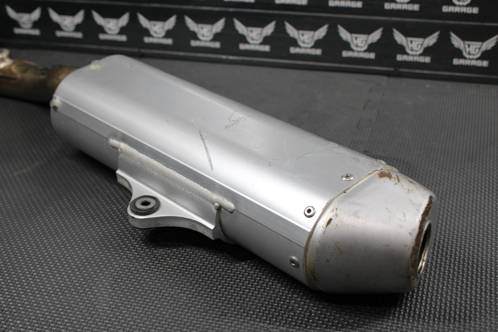 2012 KAWASAKI KX250F OEM MUFFLER EXHAUST SILENCER SLIP ON PIPE PIPE - hggarage