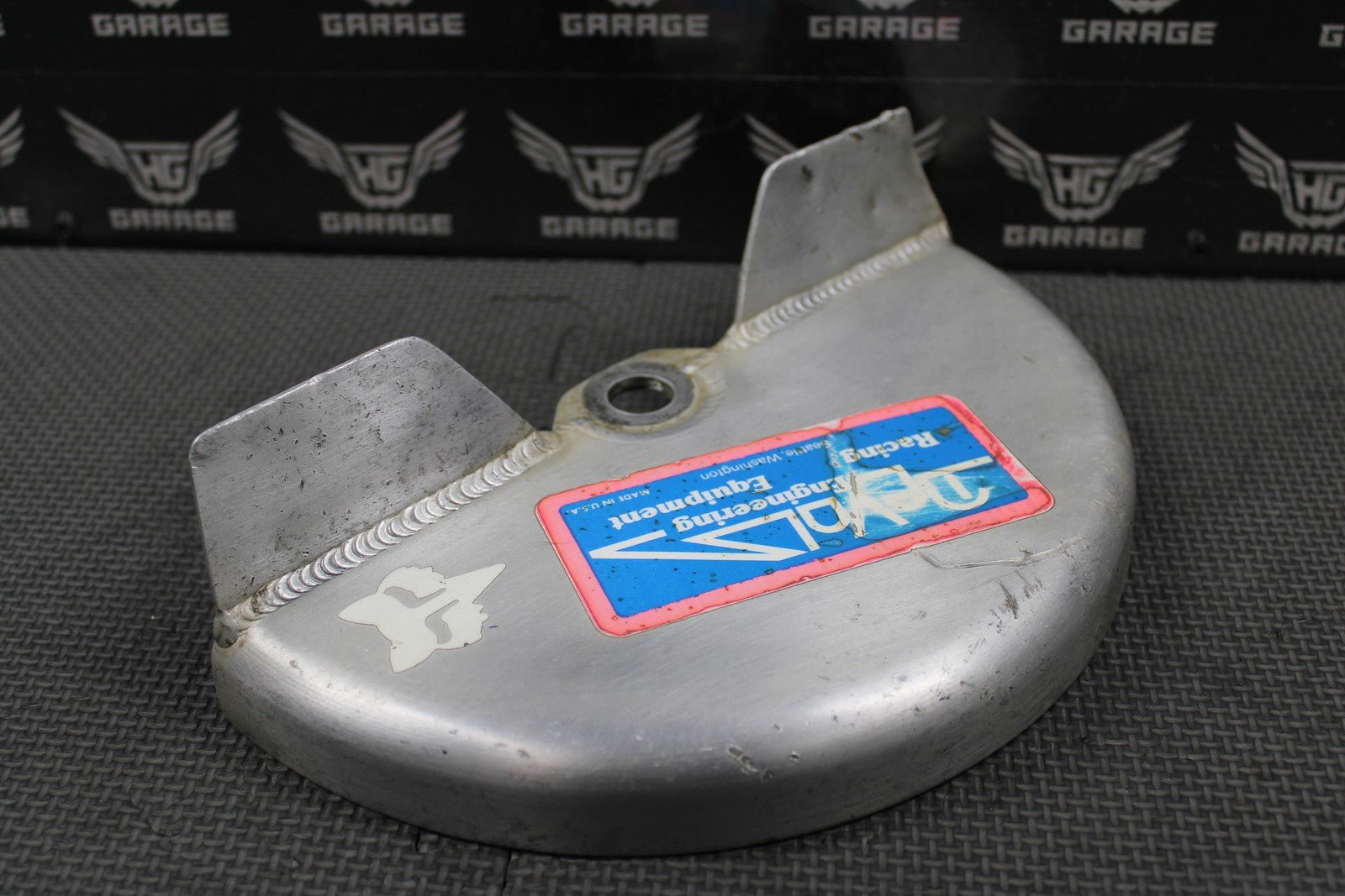 1988 HONDA CR250R DEVOL ALUMINUM FRONT BRAKE DISC ROTOR GUARD SHIELD - hggarage
