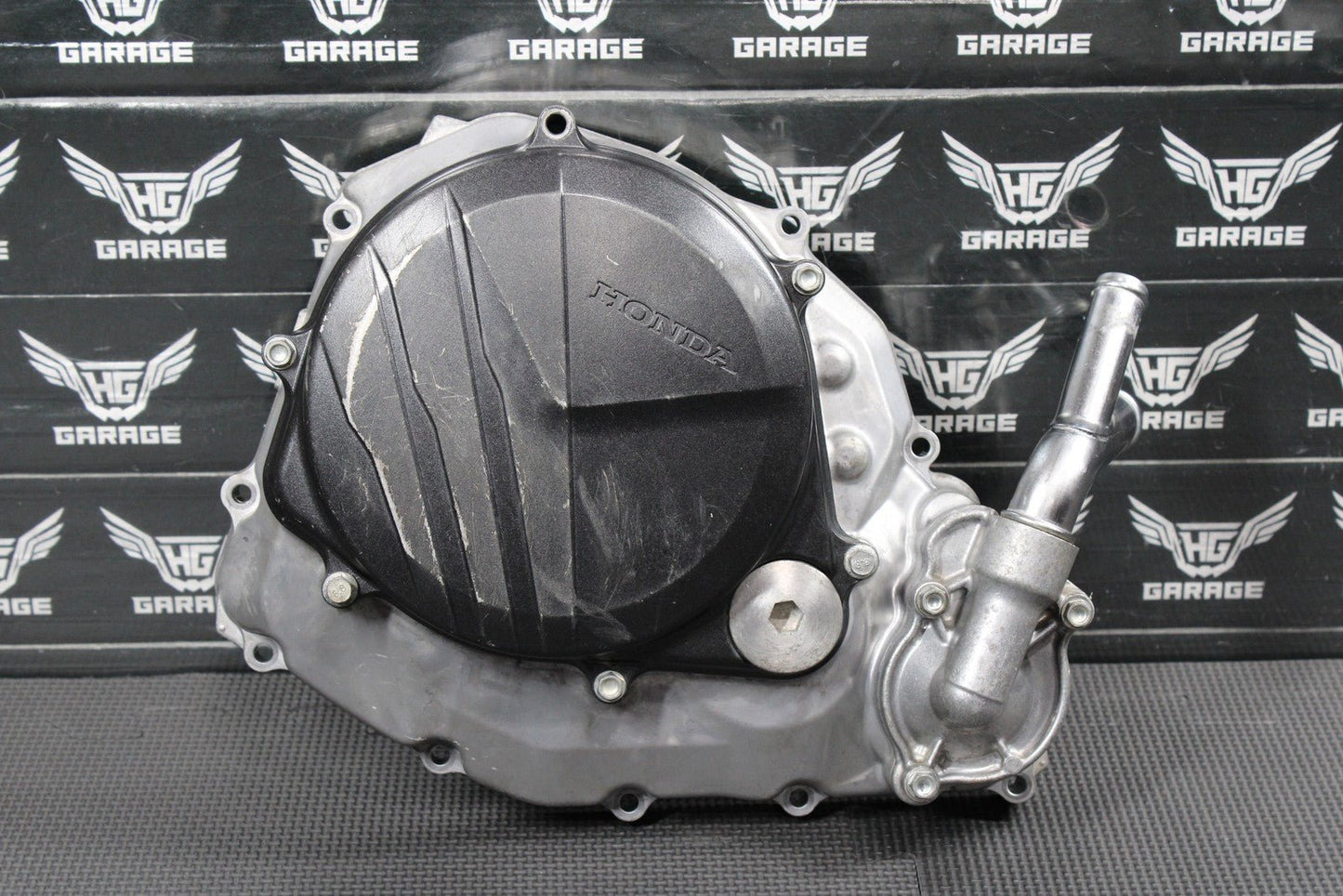 2019 HONDA CRF450RX OEM RIGHT SIDE INNER OUTER ENGINE CLUTCH COVER WATERPUMP - hggarage