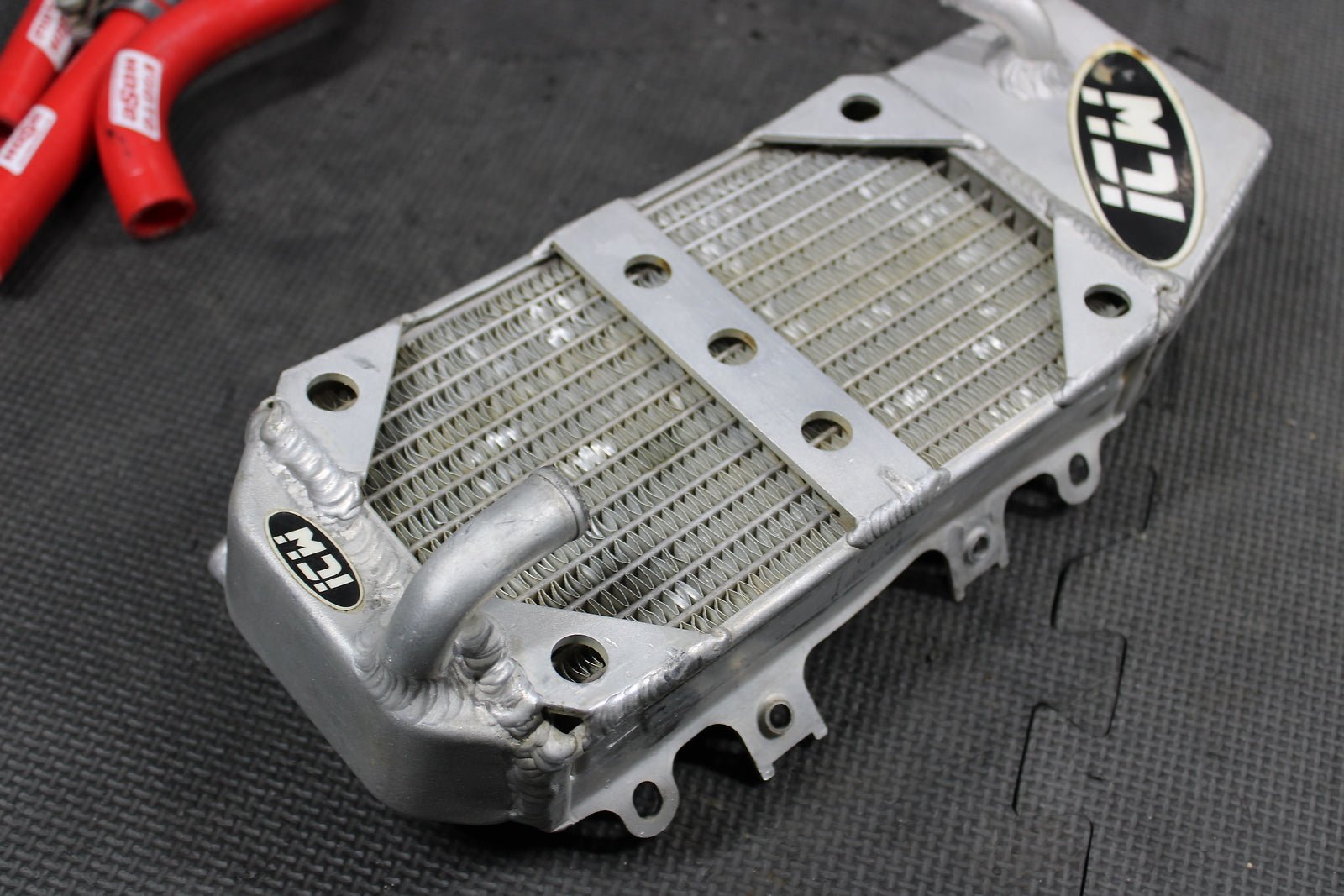 2009 Honda CRF150RB ICW Braced Oversize Radiators Left Right Radiator - hggarage