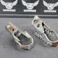 2000 YAMAHA TTR125 TTR125L OEM LEFT RIGHT FOOT PEGS PEDALS FRAME STAND - hggarage
