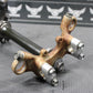 1997 94 - 97 YAMAHA RT100 OEM FRONT FORKS LOWER UPPER TRIPLE TREE STEM CLAMP - hggarage