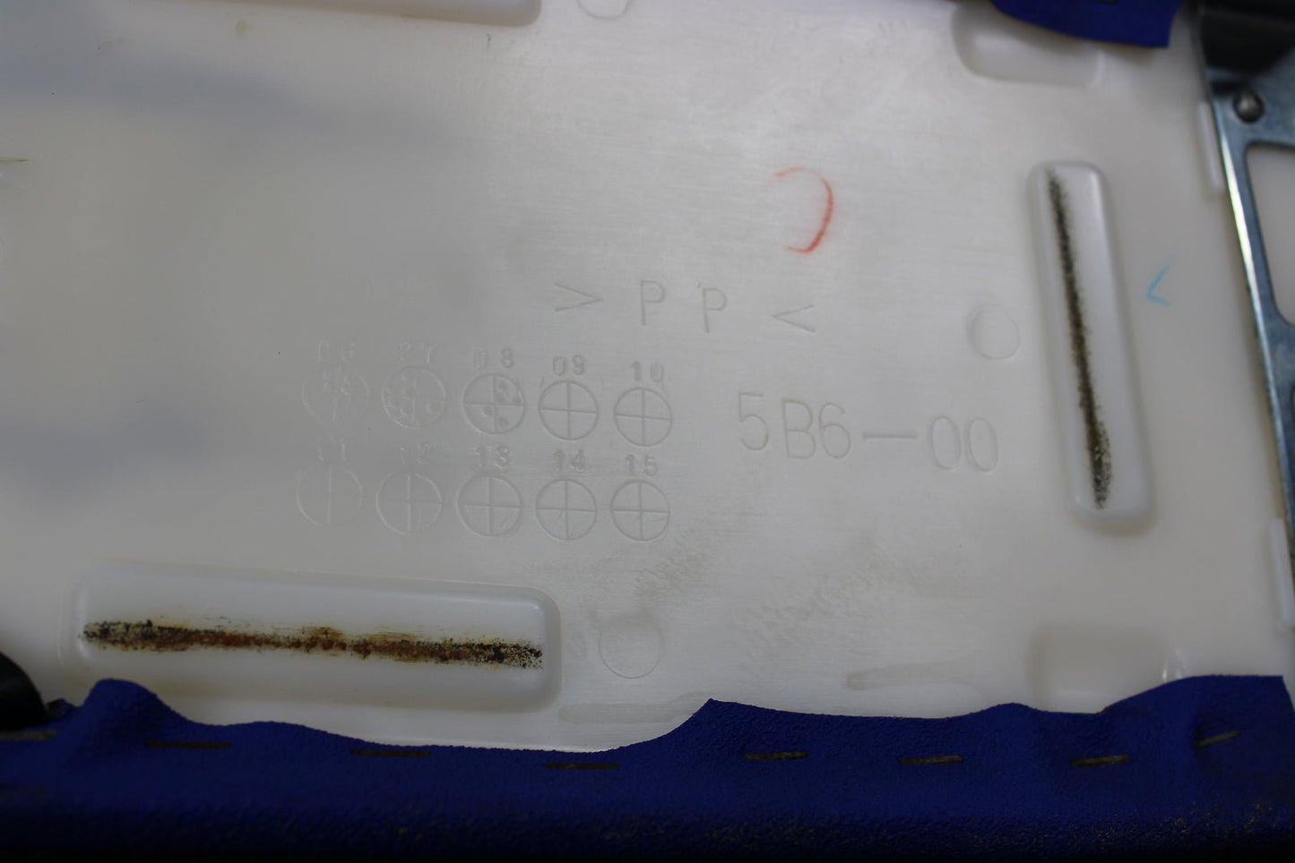 2009 Yamaha TTR110E OEM Seat Saddle Cushion Assembly 5B6 - 24710 - 01 - 00 - hggarage