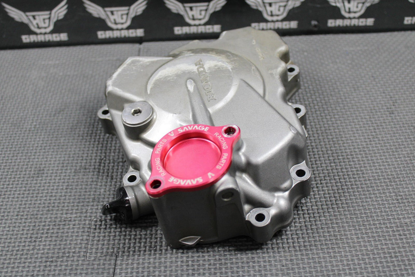 2013 10 - 17 HONDA CRF250R OEM LEFT STATOR GENERATOR MAGNETO COVER 11340 - KRN - B10 - hggarage