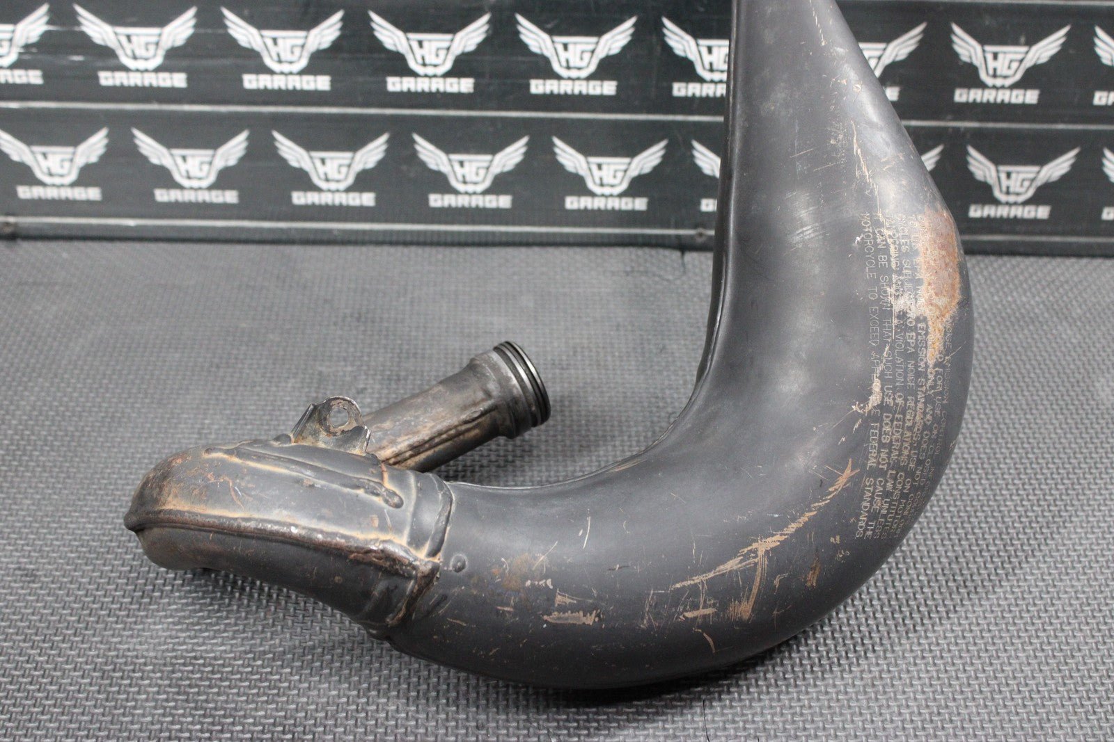 2007 YAMAHA YZ85 OEM EXHAUST PIPE HEADER EXPANSION CHAMBER 5PA - 14610 - 00 - 00 - hggarage