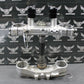 2003 KAWASAKI KLX400SR OEM FRONT FORK LOWER UPPER TRIPLE TREE STEM FAT BAR CLAMP - hggarage