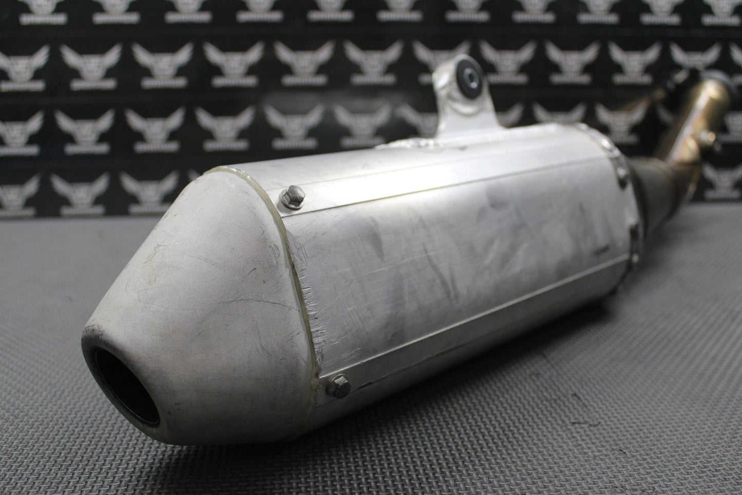 2019 SUZUKI 19 - 25 RMZ250 OEM MUFFLER EXHAUST SILENCER SLIP ON PIPE 14310 - 46K10 - hggarage