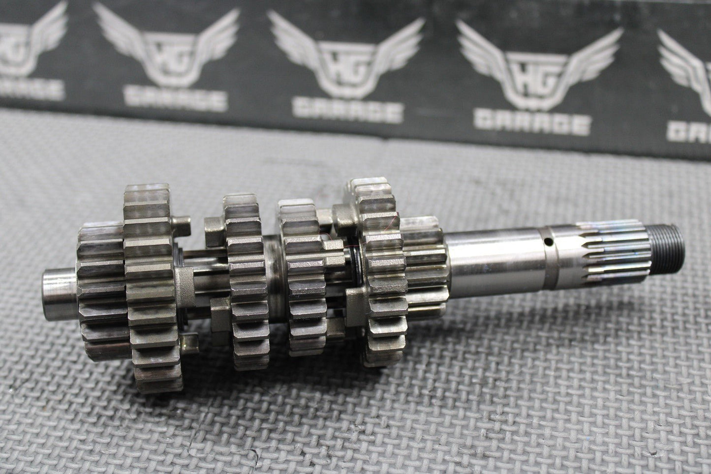 1991 HONDA 90 - 95 XR250R OEM TRANSMISSION TRANNY GEARBOX GEARS SHIFT FORKS GOOD! - hggarage