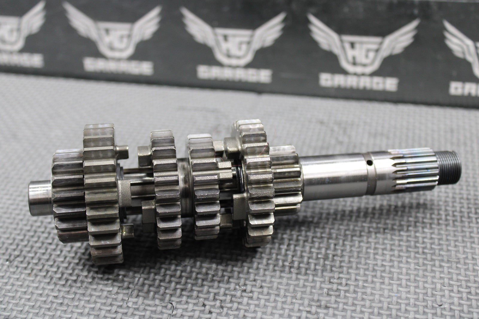 1991 HONDA 90 - 95 XR250R OEM TRANSMISSION TRANNY GEARBOX GEARS SHIFT FORKS GOOD! - hggarage