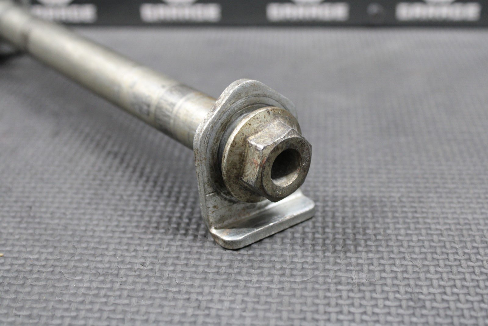 2009 KAWASAKI KLX250SF OEM REAR AXLE BACK WHEEL RIM PIVOT BOLT SHAFT 41068 - 0602 - hggarage