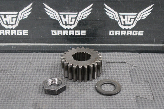 1986 86 - 94 KAWASAKI KDX200 OEM ENGINE CRANKSHAFT PRIMARY GEAR CON ROD 13097 - 1157 - hggarage
