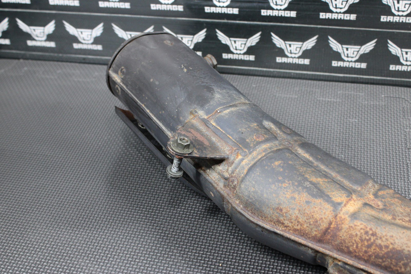 2005 SUZUKI 01 - 05 DR200SE OEM MUFFLER EXHAUST SILENCER SLIP ON PIPE W BAFFLE - hggarage