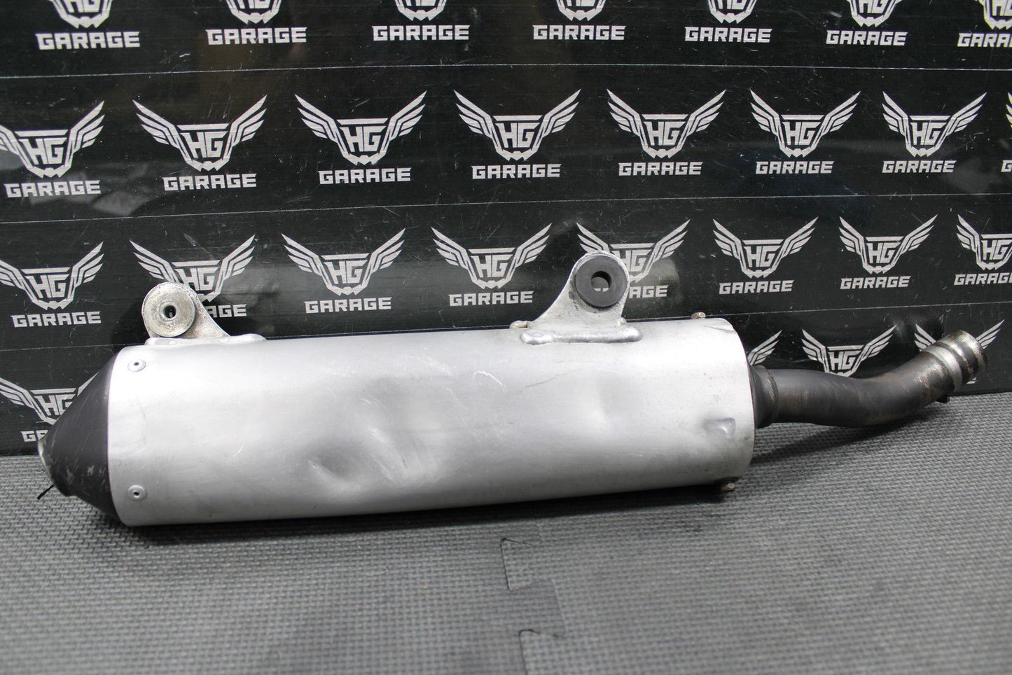 2003 2004 HONDA CR250R OEM MUFFLER EXHAUST SILENCER SLIP ON PIPE 18330 - KZ3 - L30 - hggarage