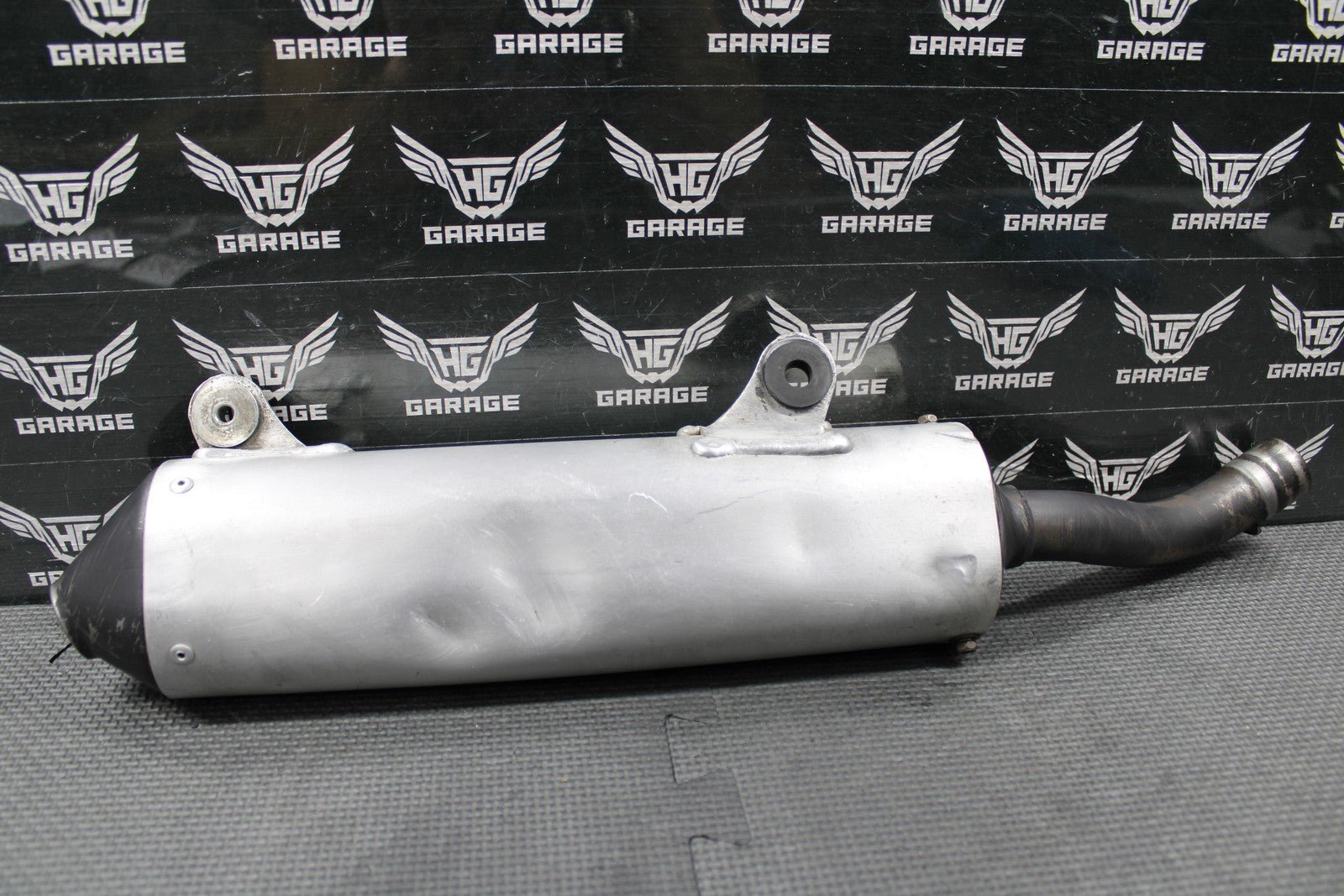 2003 2004 HONDA CR250R OEM MUFFLER EXHAUST SILENCER SLIP ON PIPE 18330 - KZ3 - L30 - hggarage