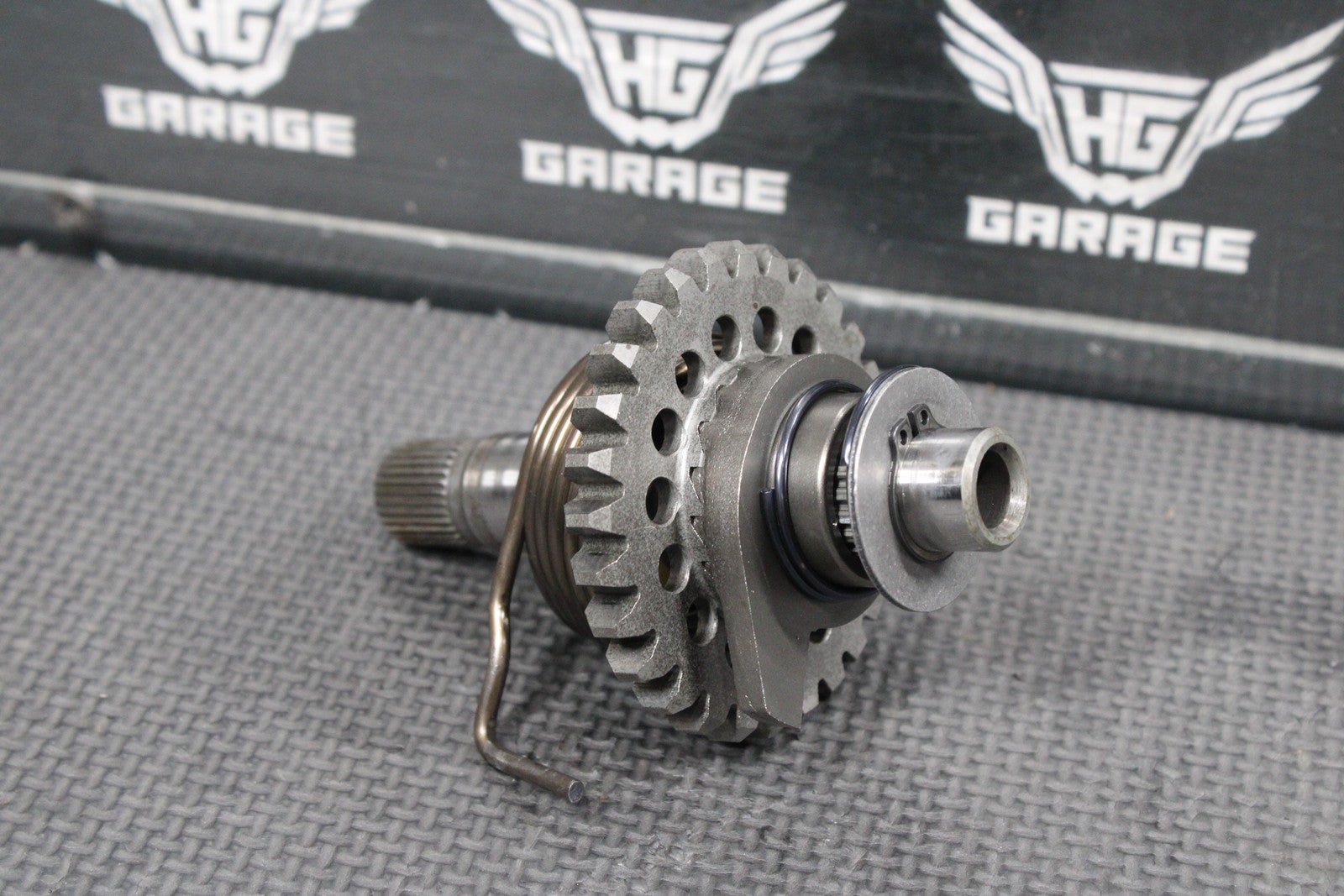 2006 YAMAHA WR250F YZ250F OEM KICKSTART KICK START SHAFT W IDLER GEAR MECHANISM - hggarage