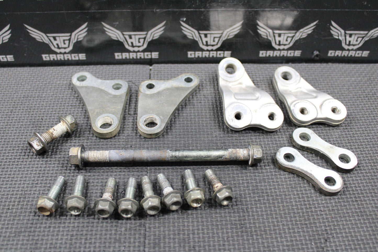2020 YAMAHA 20 - 22 WR250F YZ250FX OEM ENGINE MOTOR MOUNT STAY BRACKETS BOLTS - hggarage