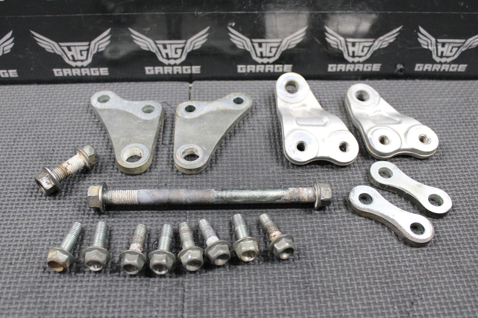 2020 YAMAHA 20 - 22 WR250F YZ250FX OEM ENGINE MOTOR MOUNT STAY BRACKETS BOLTS - hggarage