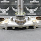 2002 HONDA XR200R 90 - 02 OEM FRONT FORKS LOWER UPPER TRIPLE TREE STEM BAR CLAMP - hggarage