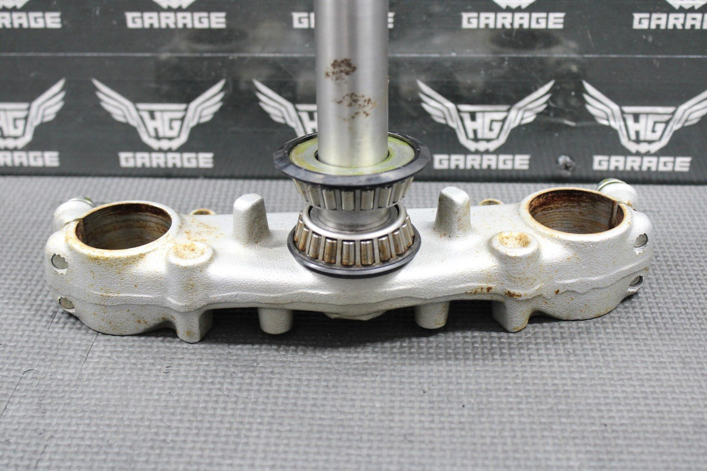 2002 HONDA XR200R 90 - 02 OEM FRONT FORKS LOWER UPPER TRIPLE TREE STEM BAR CLAMP - hggarage