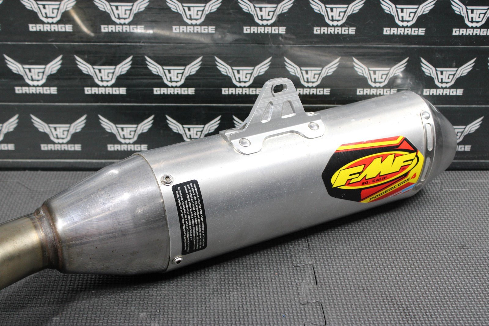 2007 HONDA CRF450R FMF POWERCORE 4 SLIPON PIPE W/ MEGABOMB TITANIUM HEADER PIPE - hggarage